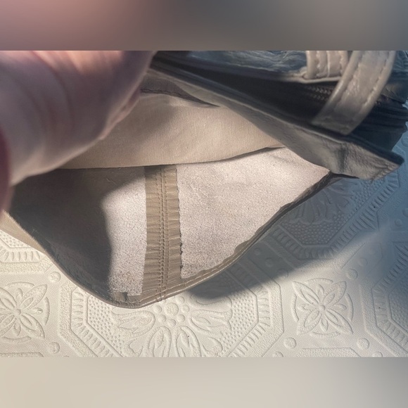 Vintage Durabuilt Vancouver Canada Grey Leather Hand Bag - Picture 16 of 16